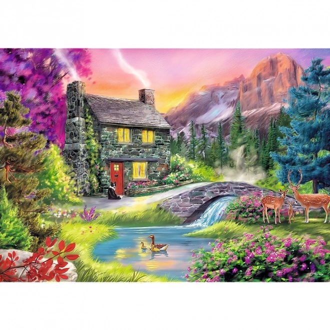 Puzzle 500 prvků - Horská idyla