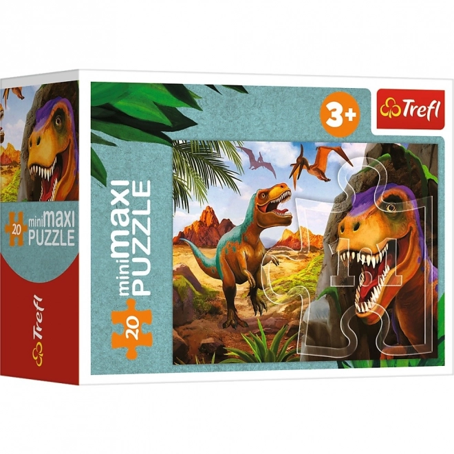 TREFL Puzzle Svět dinosaurů: Parasaurolophus 20 dílků