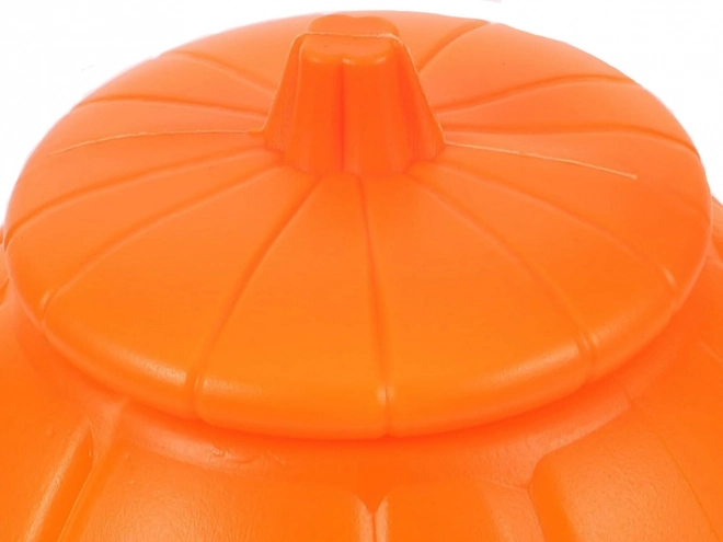 Halloweenský kbelík na cukroví v dýňovém designu