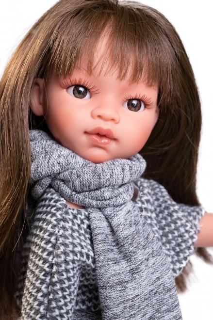 Reallistická panenka Emily s celovinylovým tělem - 33 cm