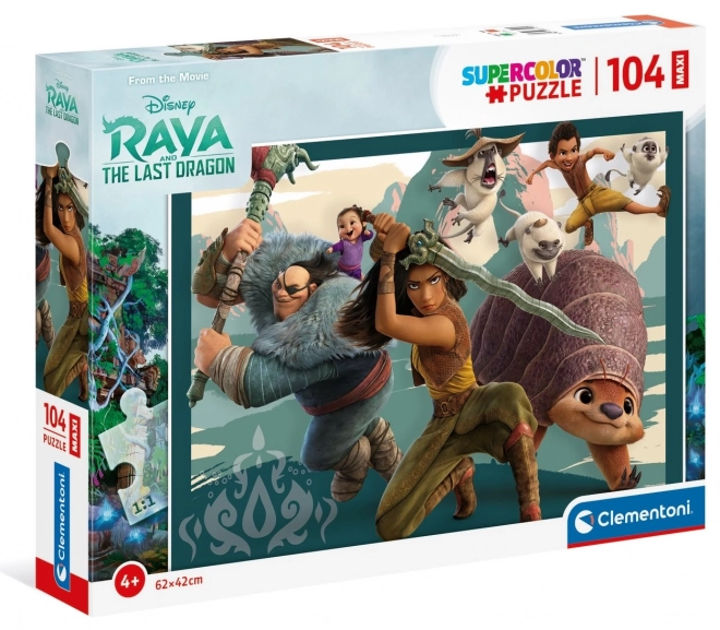 Puzzle Raya a drak MAXI 104 dílků Clementoni