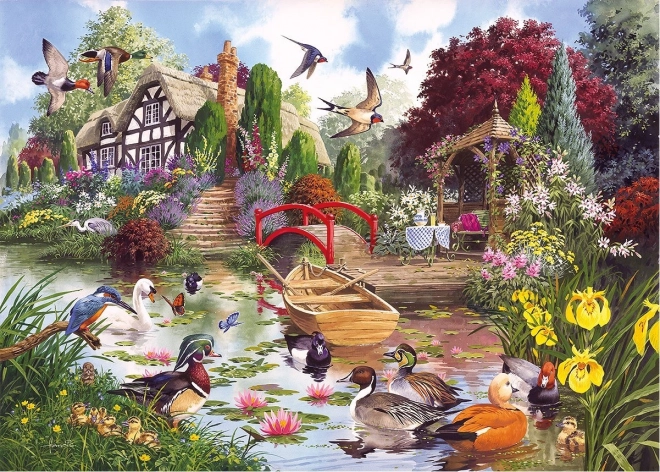 Gibsons Puzzle Flora a Fauna 4x500 dílků
