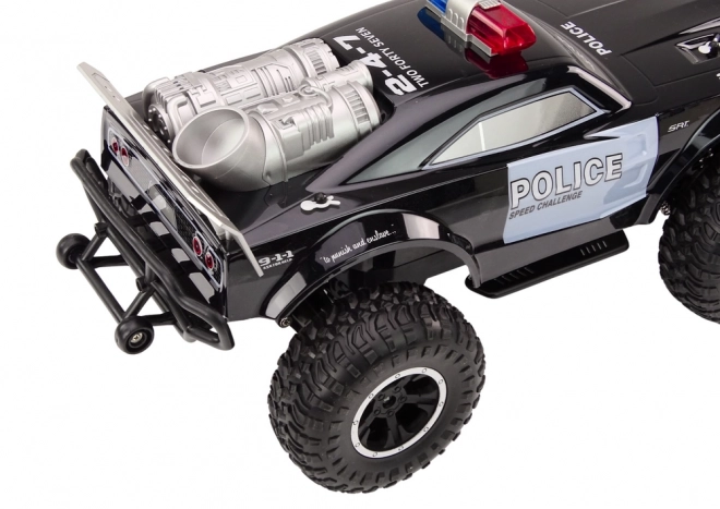 RC dálkově ovládané terénní policejní auto 1:8