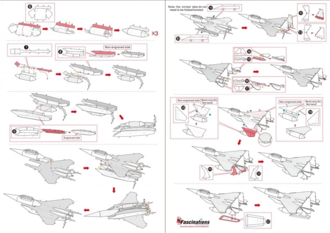 METAL EARTH 3D puzzle Stíhací letoun F-15 Eagle