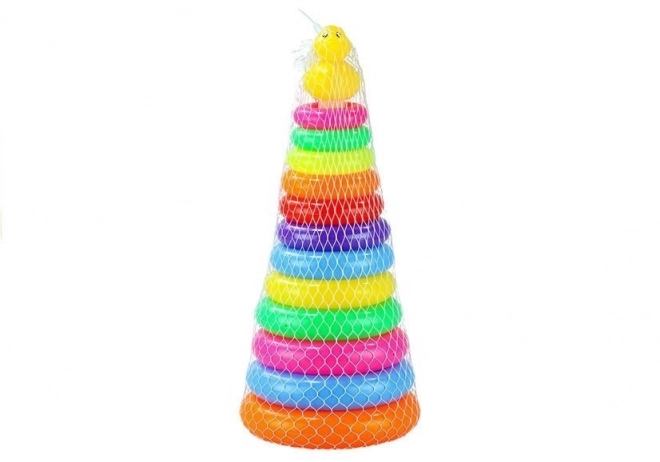 Pyramida z kruhů Pyramida 40 cm vysoké puzzle