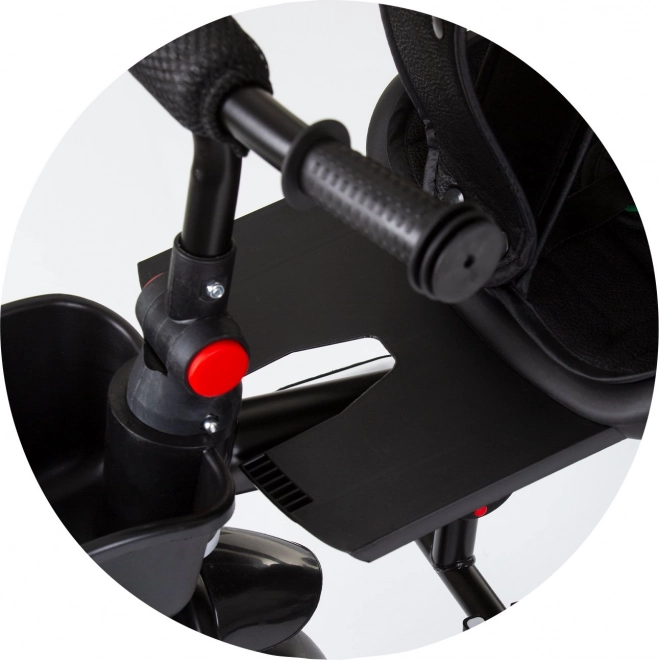 CHIPOLINO Tříkolka se stříškou Max Sport 2v1 Obsidian