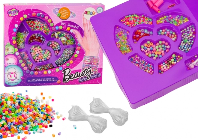 Korálky pro šperky Náramek DIY Barevná kreativní sada