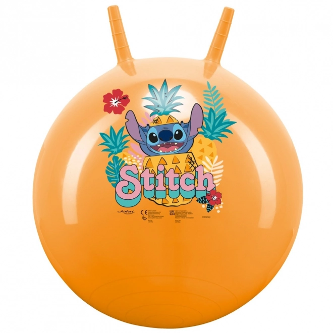 Skákací míč s rukojetí Stitch