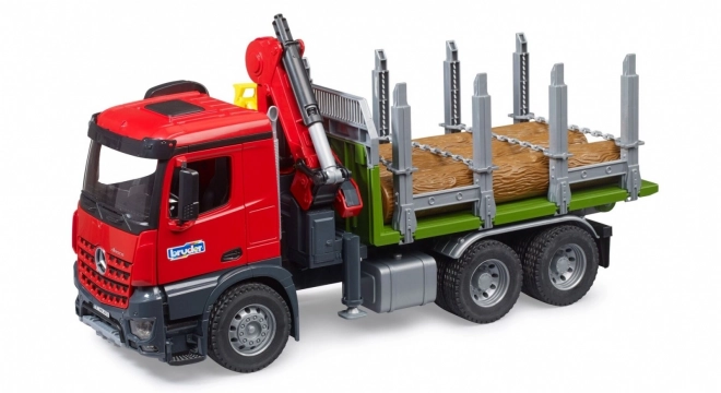Bruder přepravník na dřevo s hydraulickou rukou