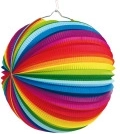 Lampion duhový 25 cm