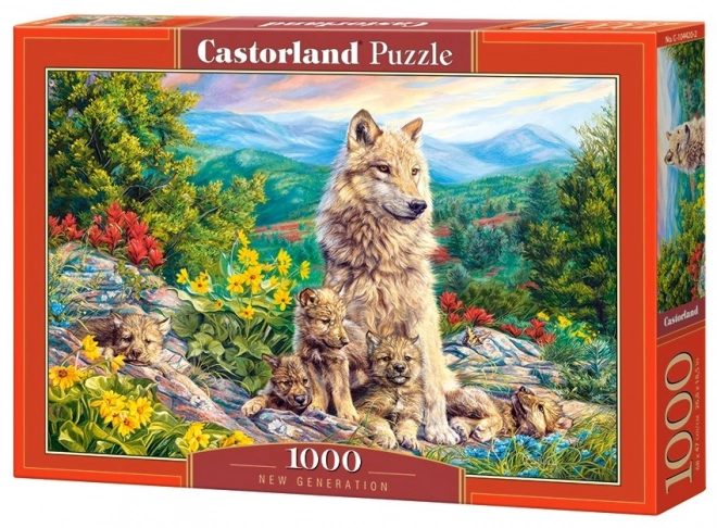 Puzzle 1000 dílků Vlk Nová generace