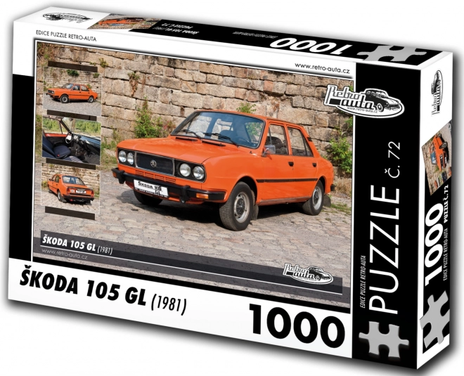 Puzzle Škoda 105 GL 1981 - 1000 dílků