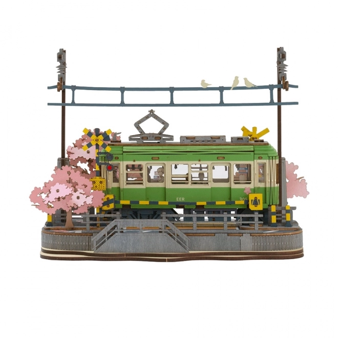3D dřevěná skládačka Sakura stanice