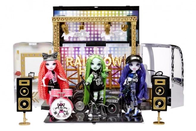 Rainbow High Tour bus
