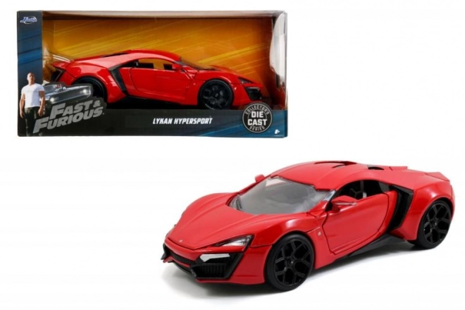 Autíčko Fast & Furious Lykan Hypersport 1/24