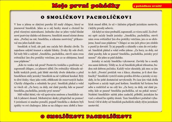 Puzzle O Smolíčkovi 24 dílků