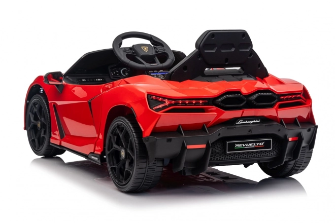 Dětské auto Lamborghini Revuelto červené