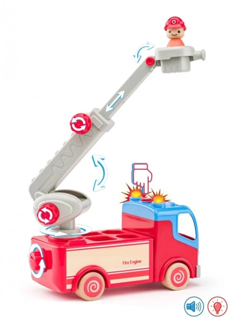 Požární automobil s otáčivým žebříkem Woody