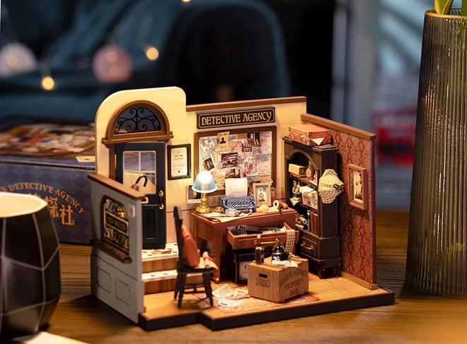 RoboTime miniatura domečku - Kancelář soukromého detektiva
