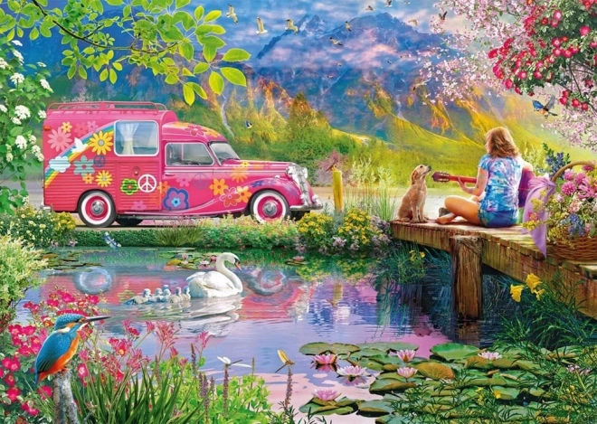 Puzzle Klid na Zemi 1000 dílků