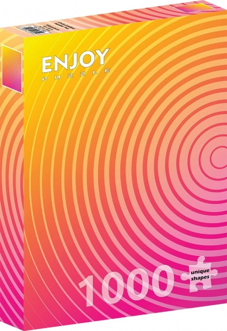 ENJOY Puzzle Kruhový Gradient 1000 Dílků