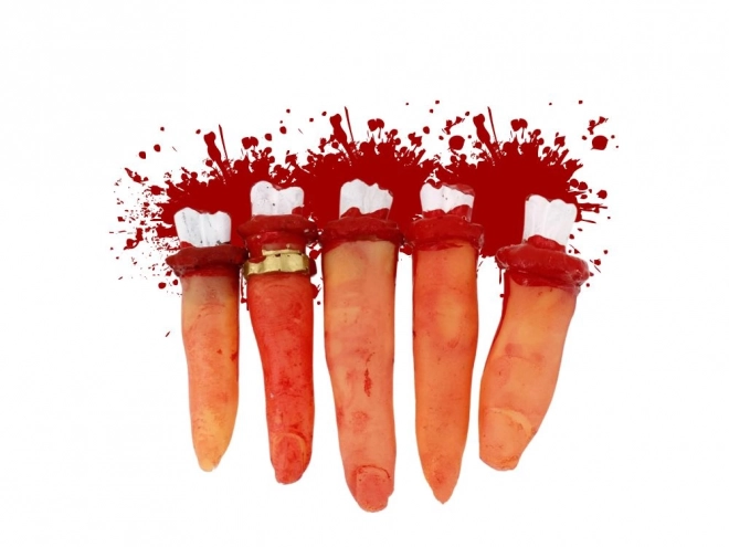 Useknuté prsty halloweenská dekorace