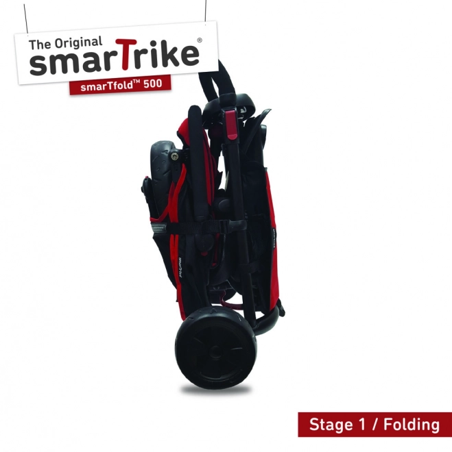 Tříkolka Smart Trike 7 v 1 Smartfold 500 červená