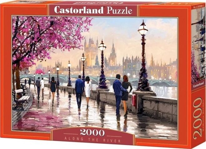 Puzzle Podél řeky 2000 dílků