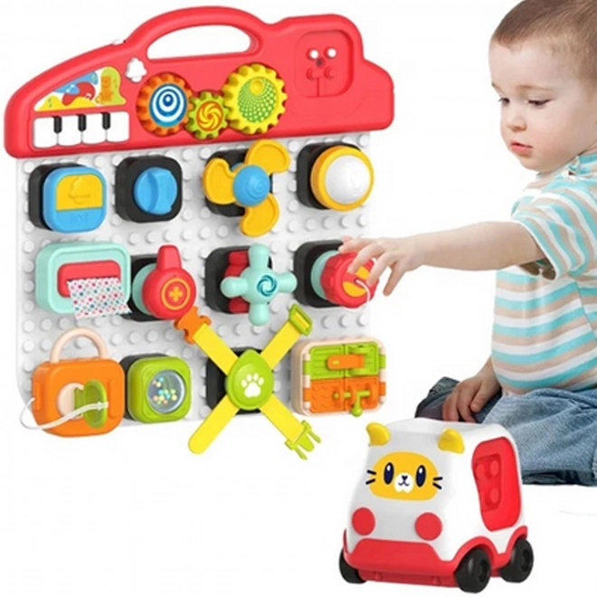 Woopie Montessori tabule barevný panel aktivit