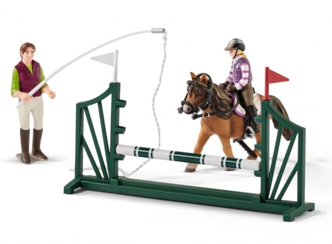 SCHLEICH Horse Club® 42389 Jezdecká škola s jezdci a koňmi
