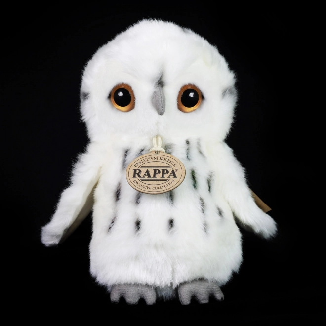 Rappa Plyšová sova bílá 18 cm ECO-FRIENDLY
