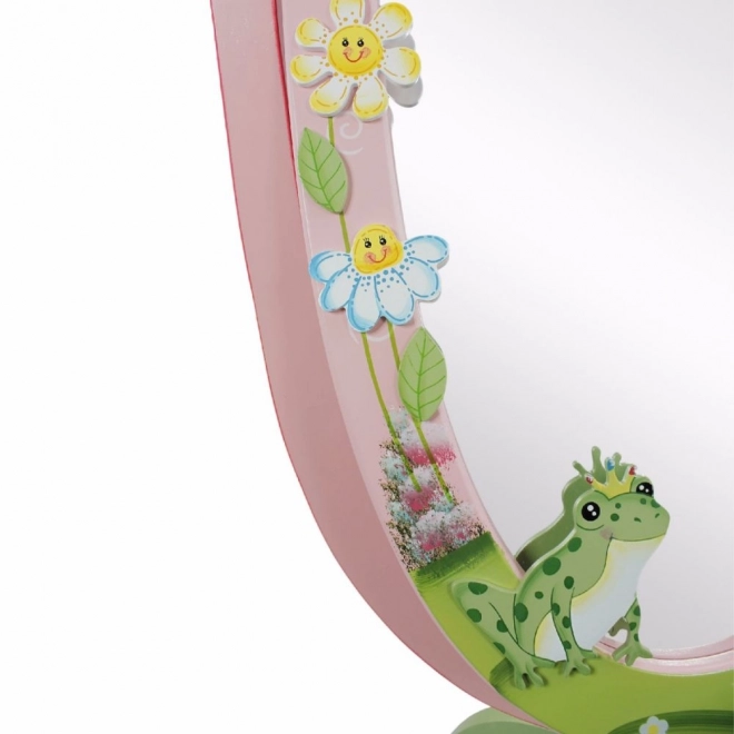 Velké ručně vyrobené stojací zrcadlo - Magic Garden