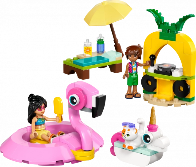 Lego Friends Zábava u bazénu s jednorožcem a plameňákem