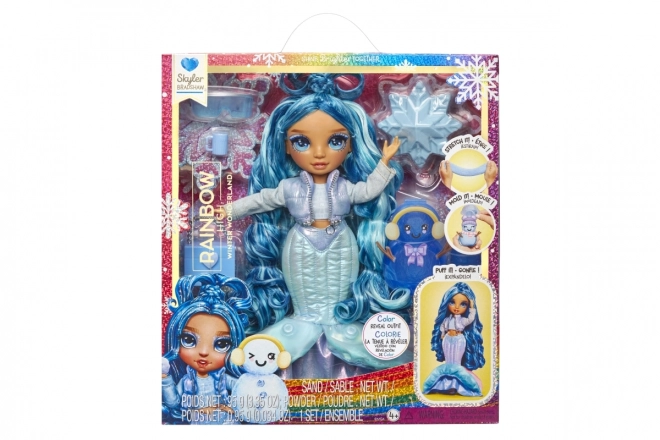 Rainbow High Zimní fashion panenka - Skyler (Blue)