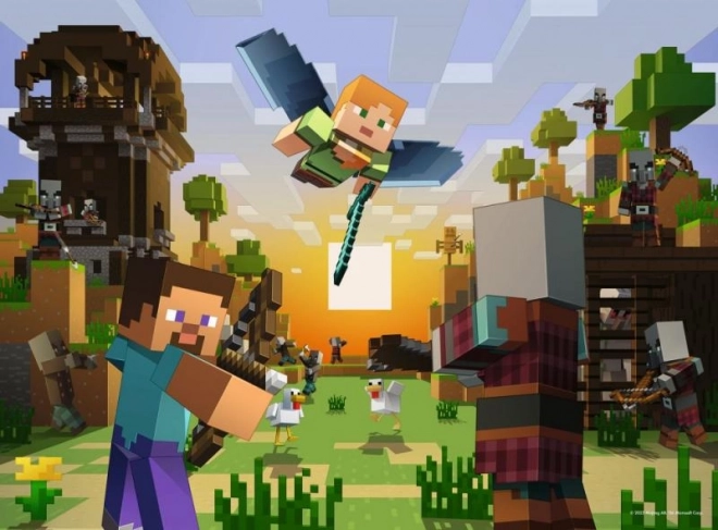 Minecraft puzzle 150 dílků