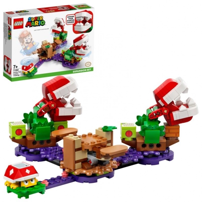 Hlavolam s Piraňovou Rostlinou - Rozšiřující Set LEGO Super Mario