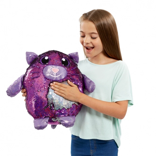 Velká maskotka s flitry Cekinusie Shimmeez 36 cm mix 8 vzorů