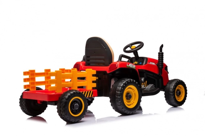 Bateriový traktor BBH-030 červený