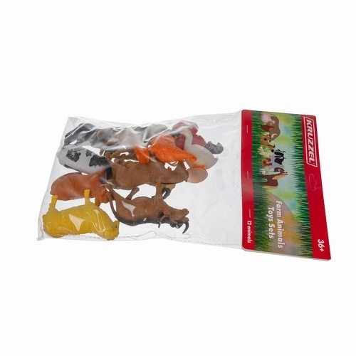Zvířata na farmě - sada figurek 12ks