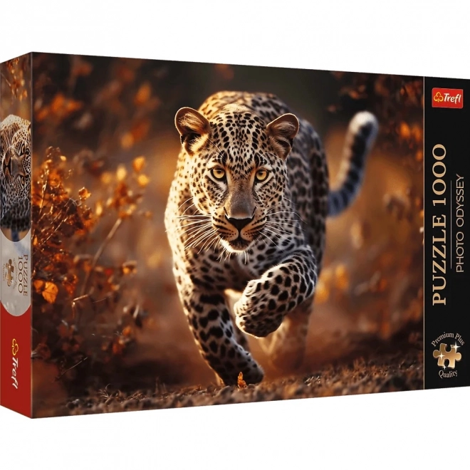 Puzzle Trefl Photo Odyssey: divoký leopard 1000 dílků
