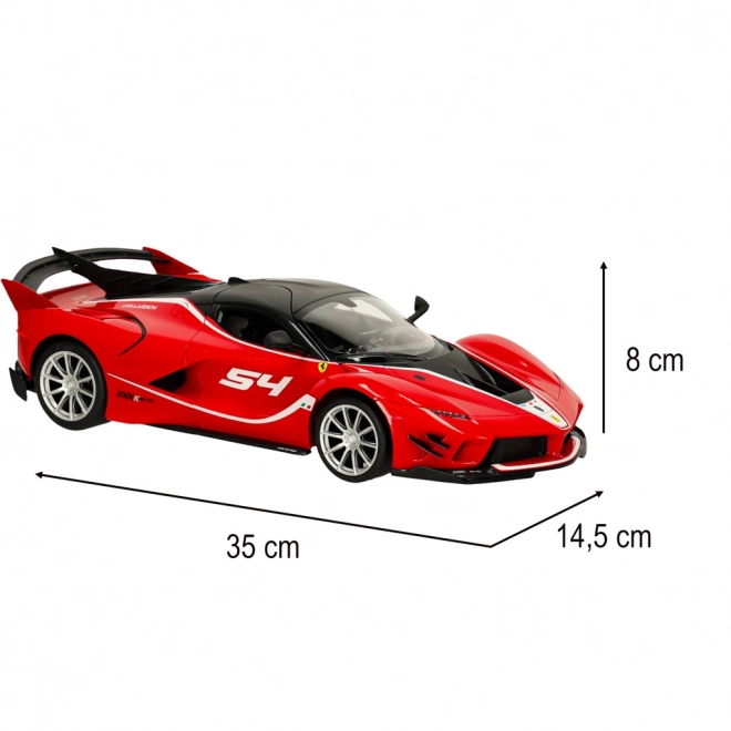 Dálkově ovládané auto Ferrari FXX červené