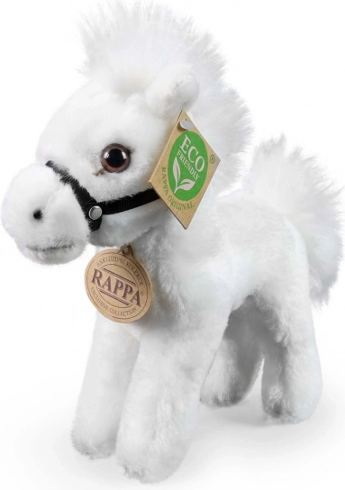 rappa plyšový kůň bílý 20 cm eco‑friendly