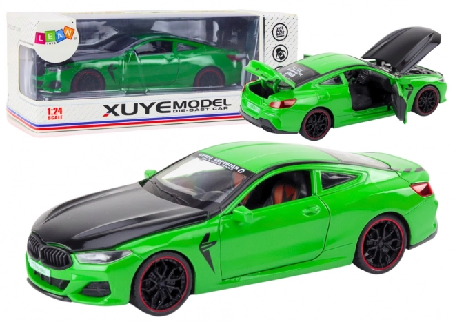 Sportovní auto 1:24 s třecím pohonem a otevíracími prvky