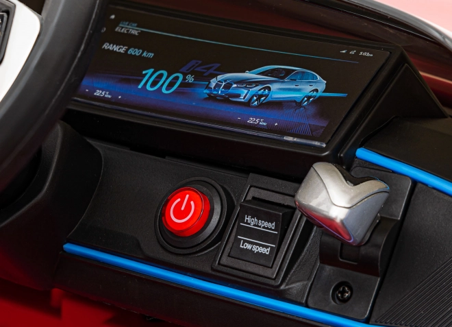 Dětské auto na baterii BMW i4 – Červené