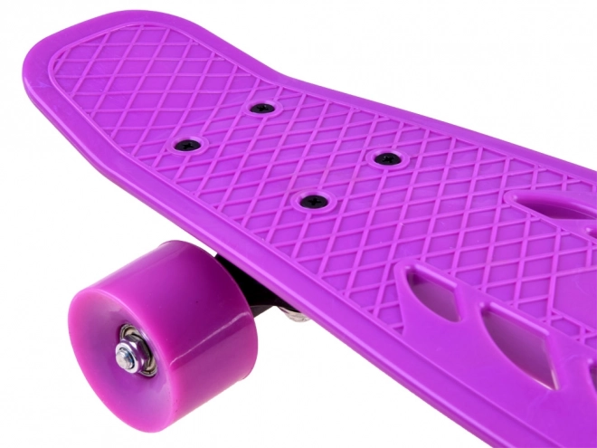 Dětská lehká děrovaná skateboardová fiska – Fialová