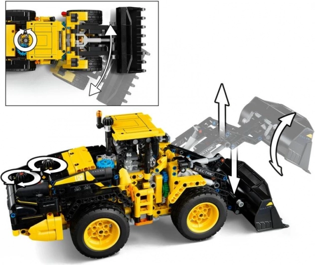 Kolový nakladač Volvo L120 Elektrický LEGO Technic