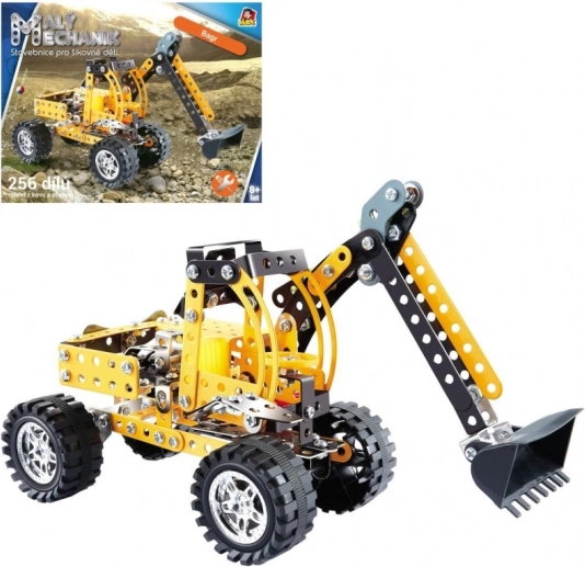 Stavebnice Malý Mechanik Bagr 256 ks