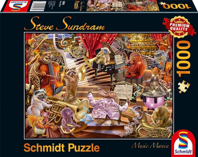 Puzzle Hudební Mánie 1000 dílků