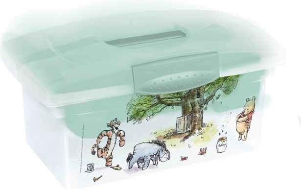Cestovní úložný box s přihrádkami WINNIE – severská zelená