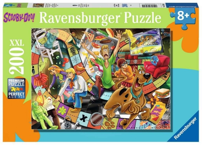 RAVENSBURGER Puzzle Scooby Doo: Strašidelná hra XXL 200 dílků